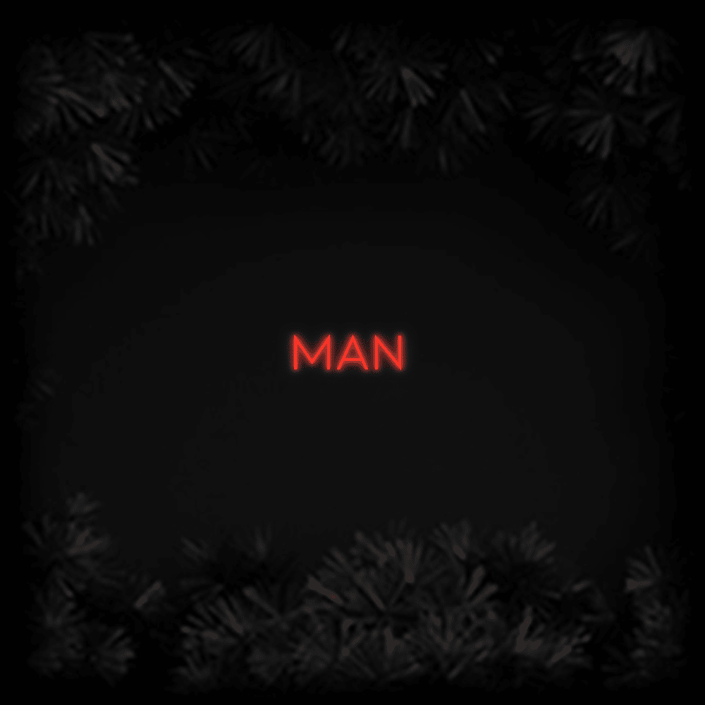 Konfiguriertes LED - Neonschild: MAN - Official Neon - led neon schild schriftzug personalisiert