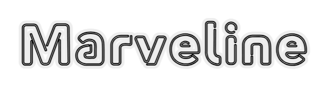 Konfiguriertes LED - Neonschild: Marveline - Official Neon - led neon schild schriftzug personalisiert