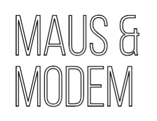 Konfiguriertes LED-Neonschild: MAUS & MODEM - Official Neon - led neon schild schriftzug personalisiert