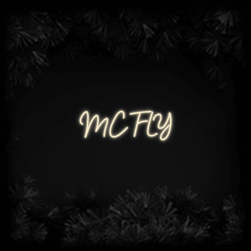 Konfiguriertes LED - Neonschild: MC FLY - Official Neon - led neon schild schriftzug personalisiert