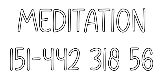 Konfiguriertes LED-Neonschild: Meditation 151-... - Official Neon - led neon schild schriftzug personalisiert