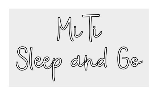 Konfiguriertes LED-Neonschild: MiTi Sleep and... - Official Neon - led neon schild schriftzug personalisiert
