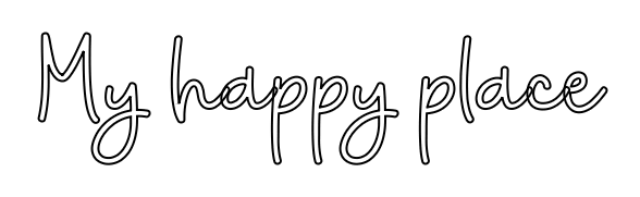 Konfiguriertes LED-Neonschild: My happy place - Official Neon - led neon schild schriftzug personalisiert