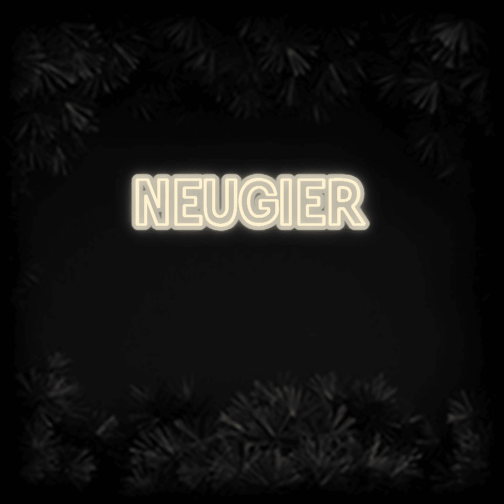 Konfiguriertes LED-Neonschild: Neugier - Official Neon - led neon schild schriftzug personalisiert