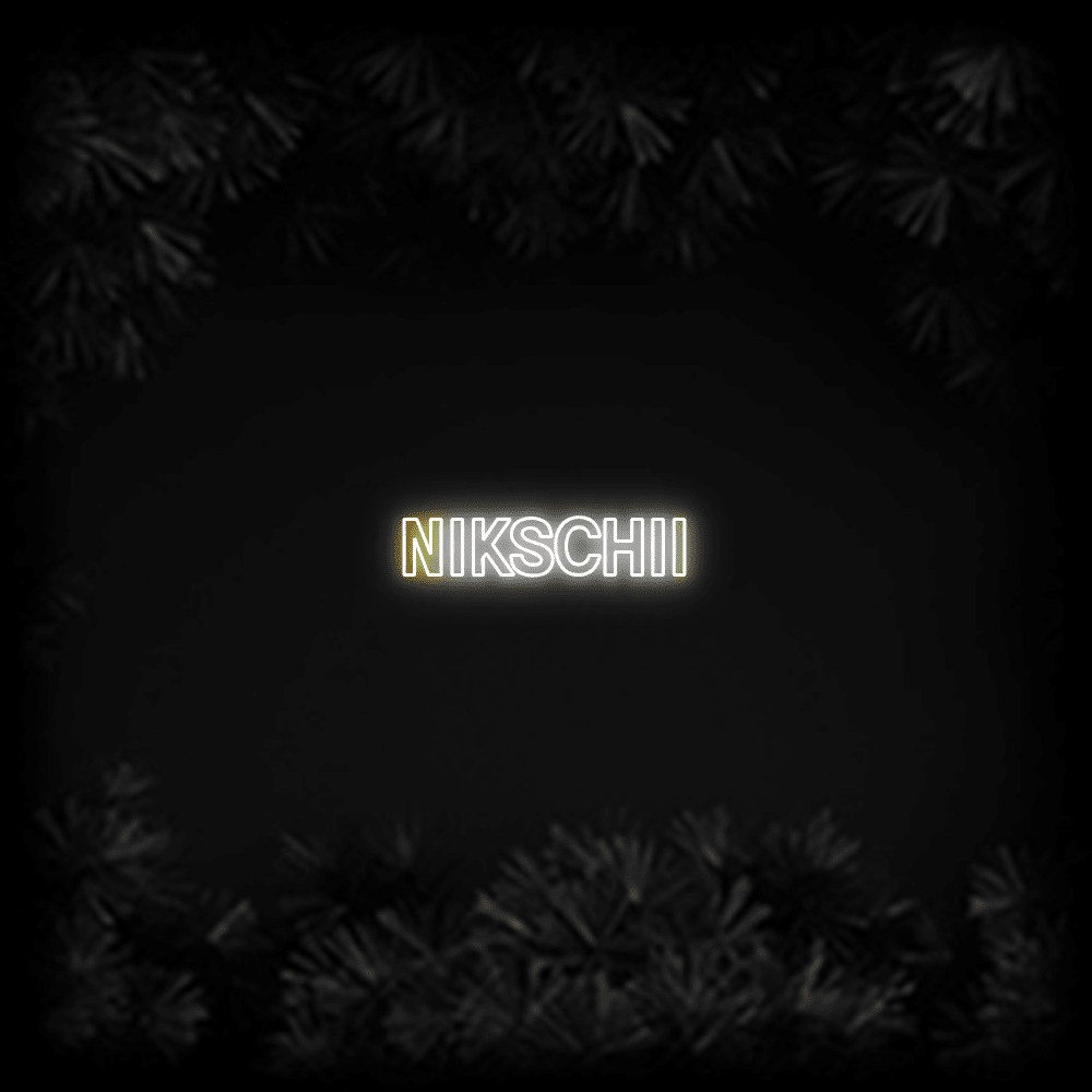 Konfiguriertes LED-Neonschild: Nikschii - Official Neon - led neon schild schriftzug personalisiert