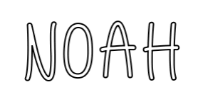 Konfiguriertes LED-Neonschild: NOAH - Official Neon - led neon schild schriftzug personalisiert