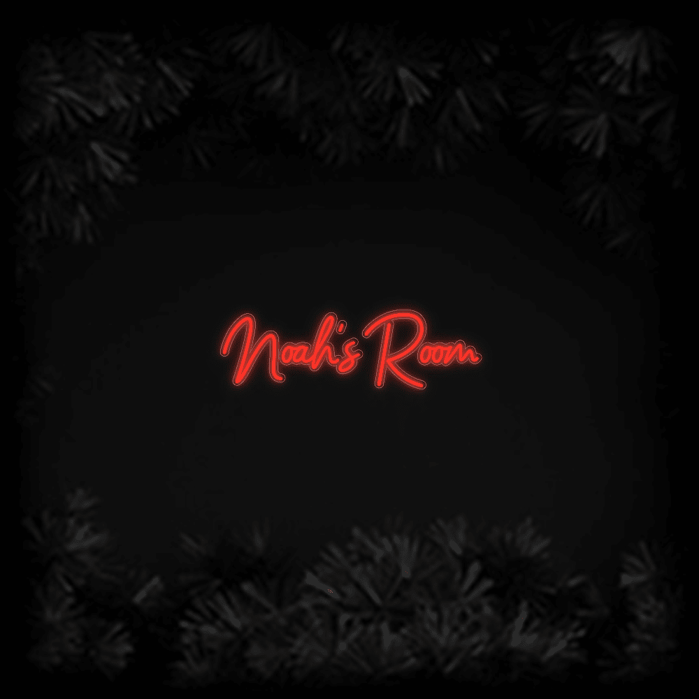 Konfiguriertes LED-Neonschild: Noah’s Room - Official Neon - led neon schild schriftzug personalisiert