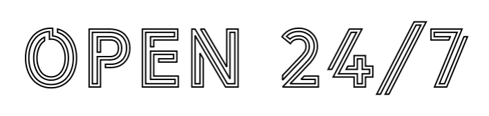 Konfiguriertes LED - Neonschild: Open 24/7 - Official Neon - led neon schild schriftzug personalisiert