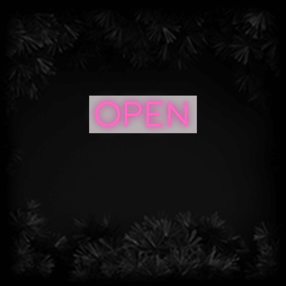 Konfiguriertes LED - Neonschild: OPEN - Official Neon - led neon schild schriftzug personalisiert