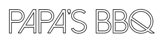 Konfiguriertes LED-Neonschild: PAPA'S BBQ - Official Neon - led neon schild schriftzug personalisiert