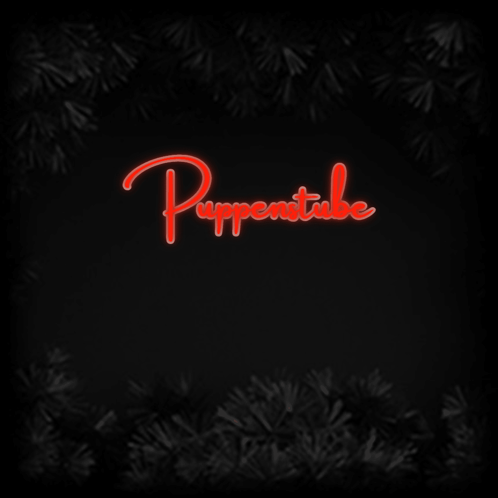 Konfiguriertes LED - Neonschild: Puppenstube - Official Neon - led neon schild schriftzug personalisiert