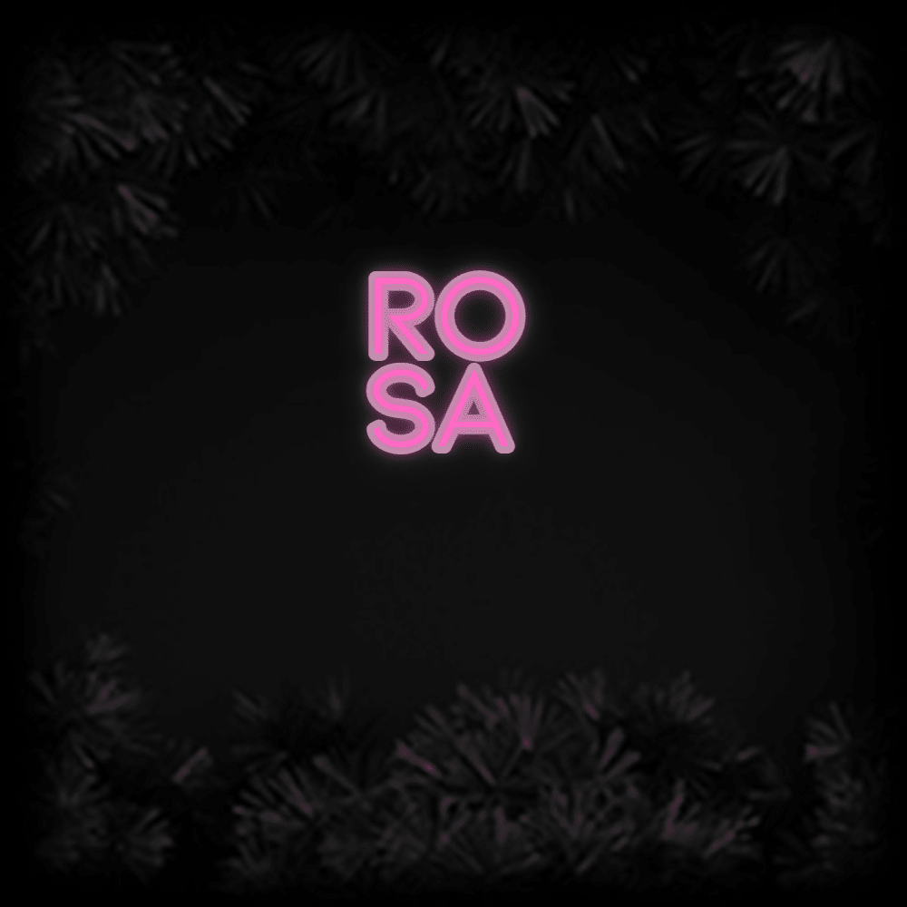 Konfiguriertes LED - Neonschild: RO SA - Official Neon - led neon schild schriftzug personalisiert
