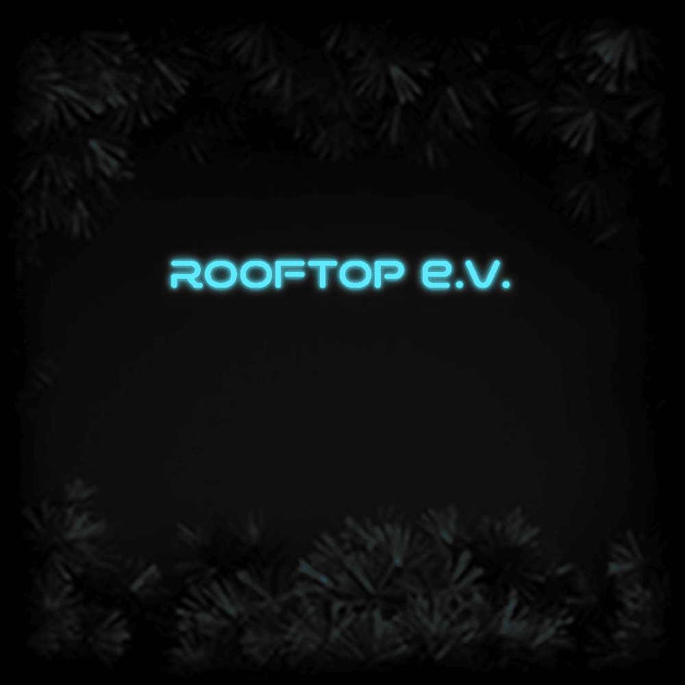 Konfiguriertes LED - Neonschild: Rooftop e.V. - Official Neon - led neon schild schriftzug personalisiert