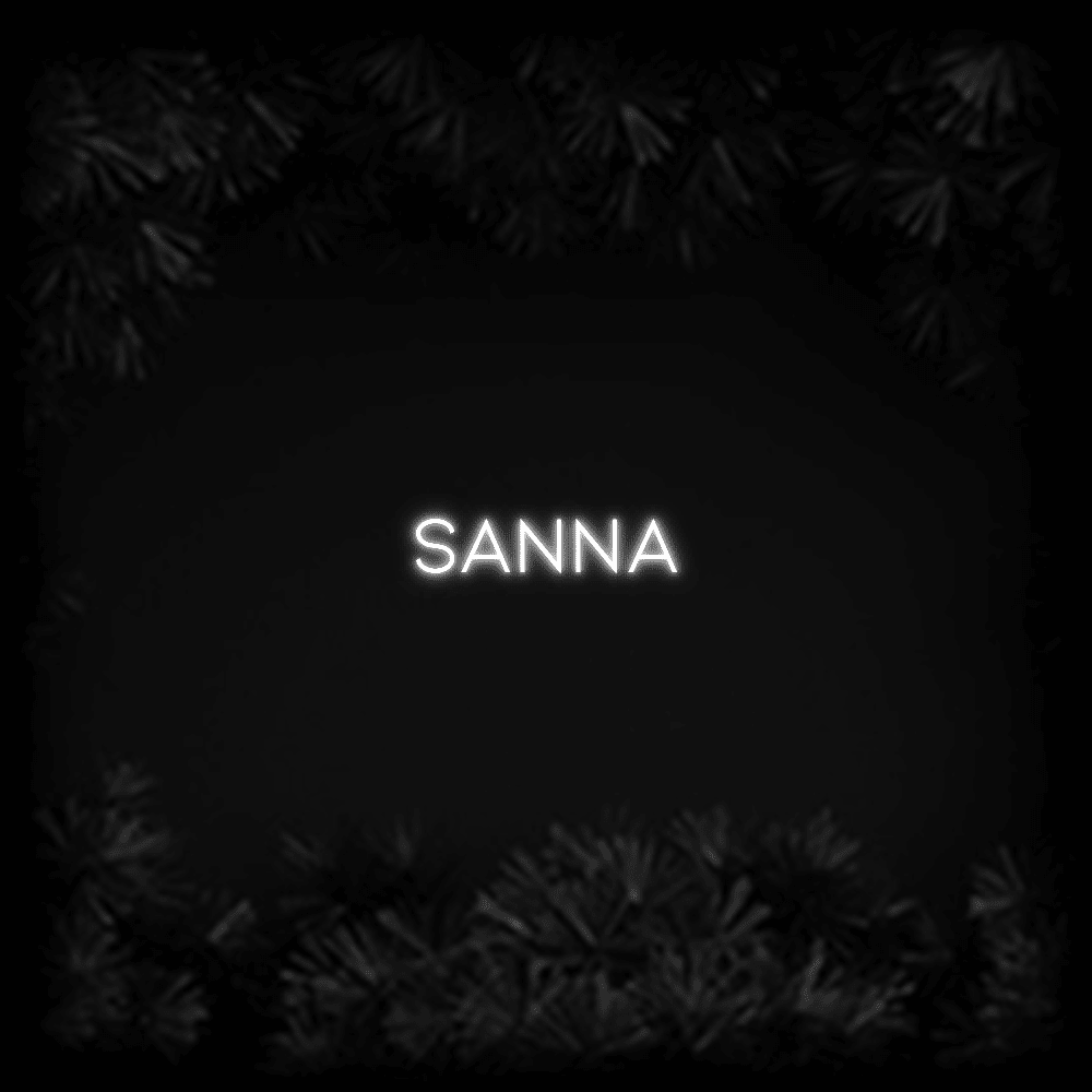 Konfiguriertes LED-Neonschild: Sanna - Official Neon - led neon schild schriftzug personalisiert