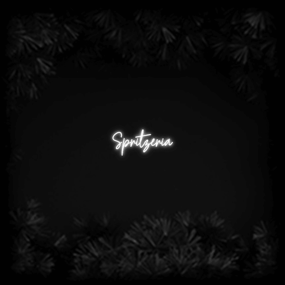 Konfiguriertes LED-Neonschild: Spritzeria - Official Neon - led neon schild schriftzug personalisiert