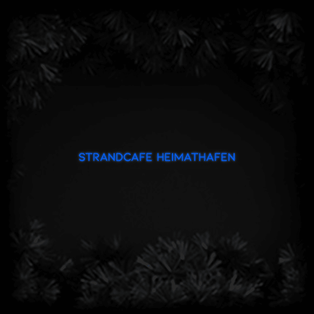 Konfiguriertes LED - Neonschild: STRANDCAFE HEIM... - Official Neon - led neon schild schriftzug personalisiert