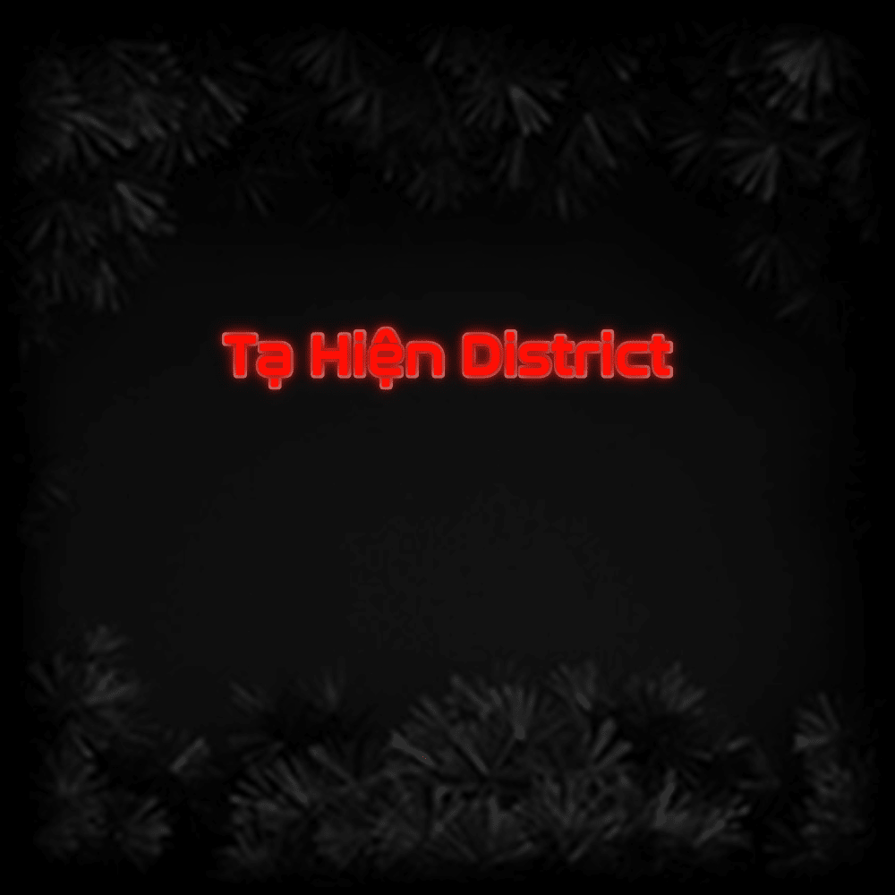 Konfiguriertes LED - Neonschild: Tạ Hiện Distric... - Official Neon - led neon schild schriftzug personalisiert
