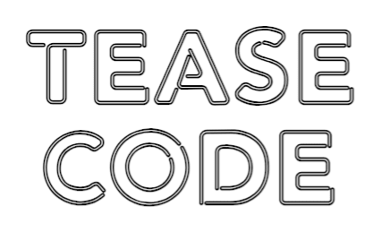 Konfiguriertes LED - Neonschild: TEASE CODE - Official Neon - led neon schild schriftzug personalisiert