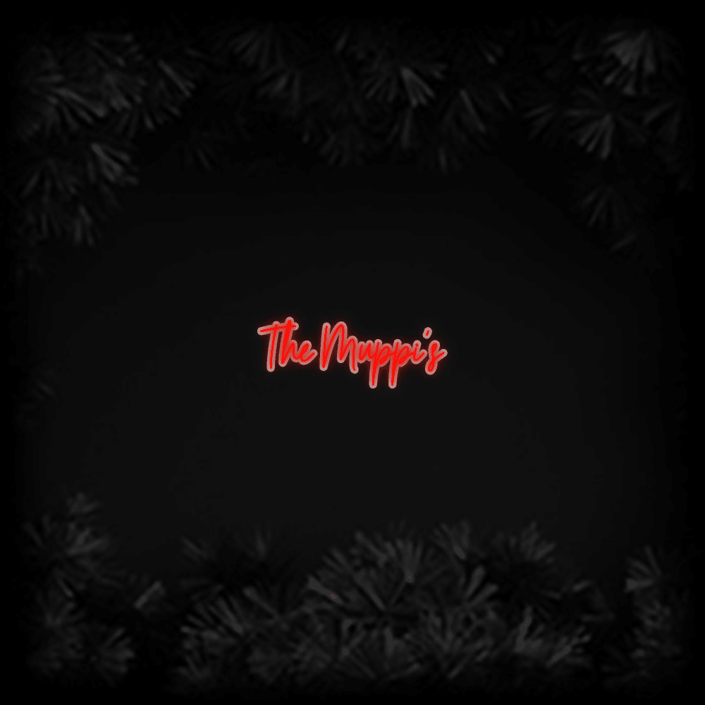 Konfiguriertes LED - Neonschild: The Muppi's - Official Neon - led neon schild schriftzug personalisiert