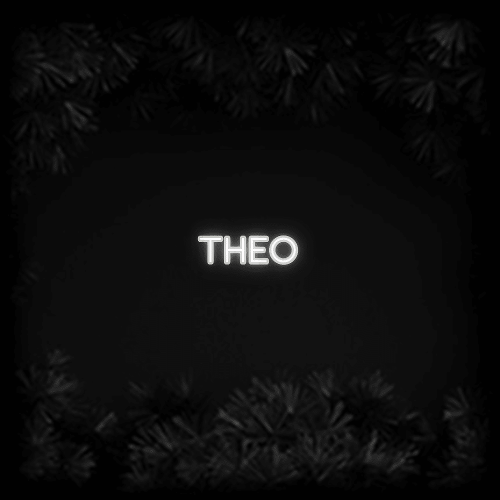 Konfiguriertes LED-Neonschild: THEO - Official Neon - led neon schild schriftzug personalisiert