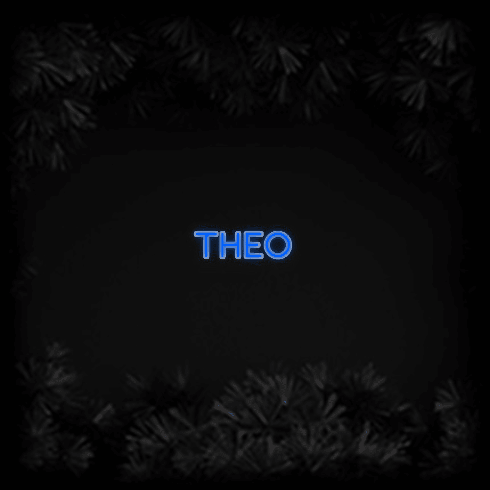Konfiguriertes LED-Neonschild: THEO - Official Neon - led neon schild schriftzug personalisiert