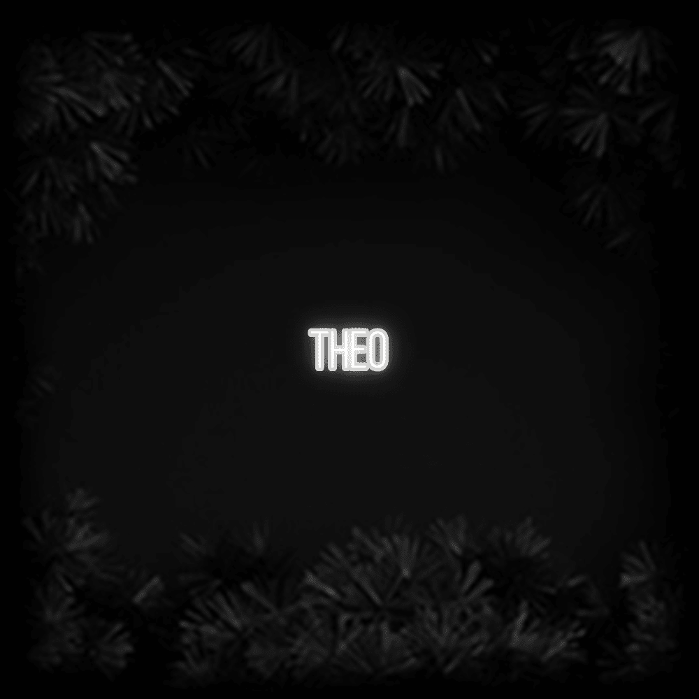 Konfiguriertes LED-Neonschild: THEO - Official Neon - led neon schild schriftzug personalisiert