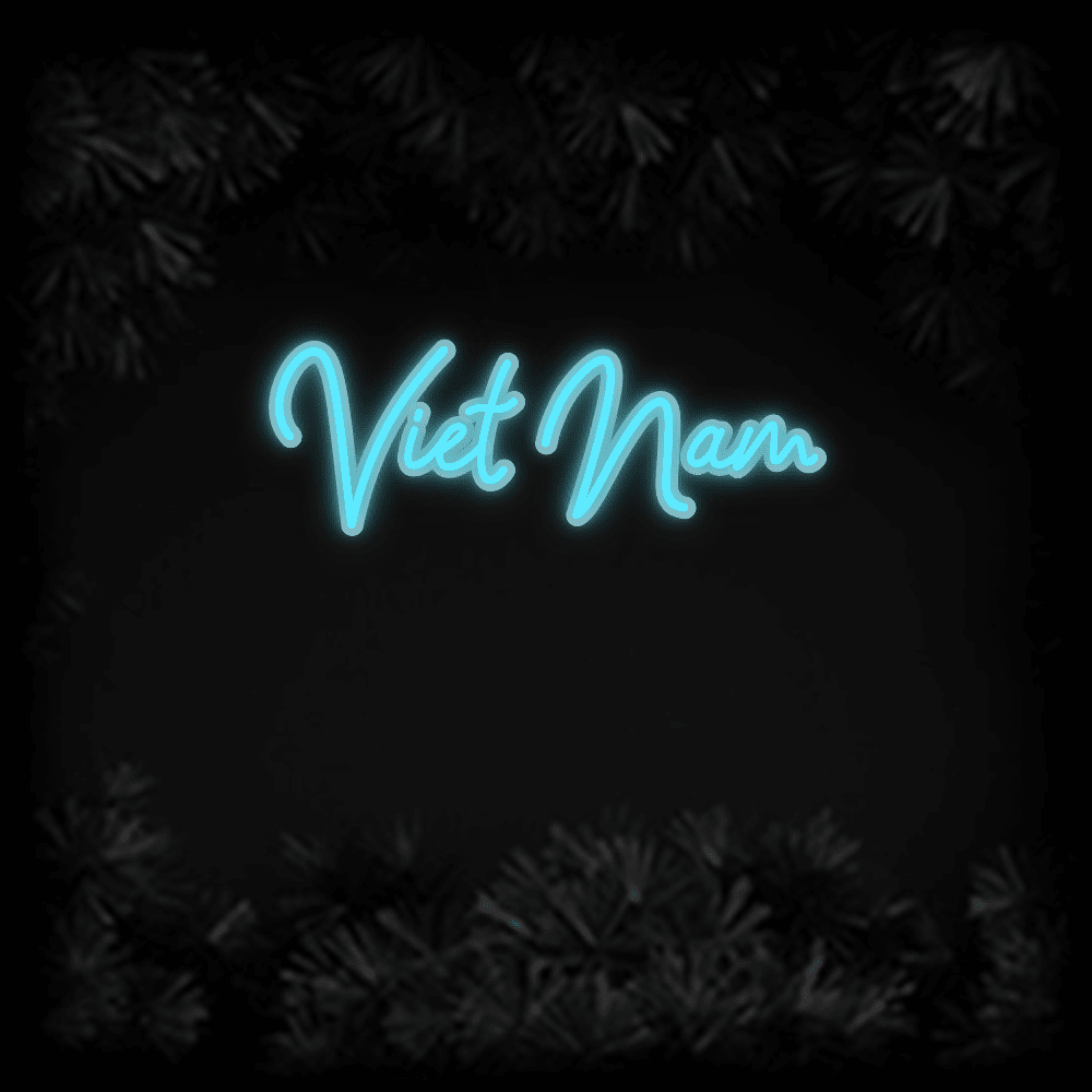 Konfiguriertes LED - Neonschild: Viet Nam - Official Neon - led neon schild schriftzug personalisiert
