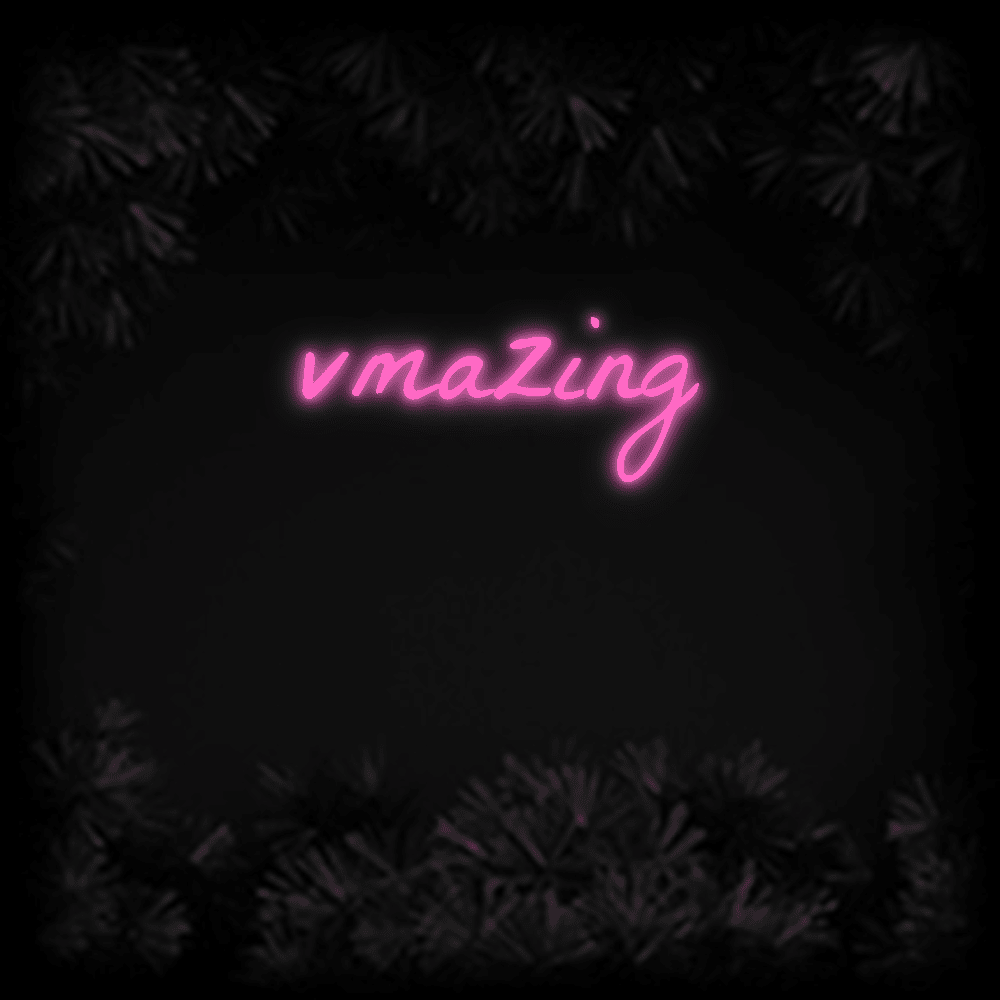 Konfiguriertes LED-Neonschild: vmazing - Official Neon - led neon schild schriftzug personalisiert