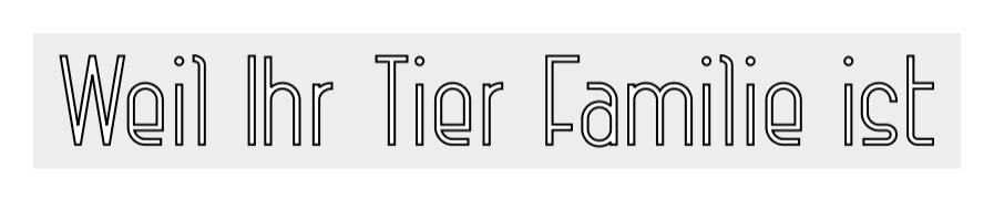 Konfiguriertes LED-Neonschild: Weil Ihr Tier F... - Official Neon - led neon schild schriftzug personalisiert