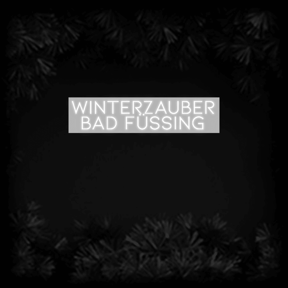 Konfiguriertes LED-Neonschild: winterzauber ba... - Official Neon - led neon schild schriftzug personalisiert