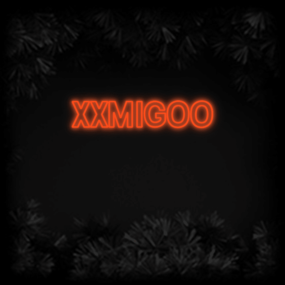 Konfiguriertes LED - Neonschild: XXMIGOO - Official Neon - led neon schild schriftzug personalisiert
