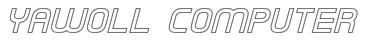 Konfiguriertes LED-Neonschild: YAWOLL COMPUTER - Official Neon - led neon schild schriftzug personalisiert