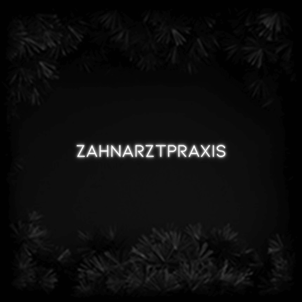 Konfiguriertes LED-Neonschild: Zahnarztpraxis - Official Neon - led neon schild schriftzug personalisiert