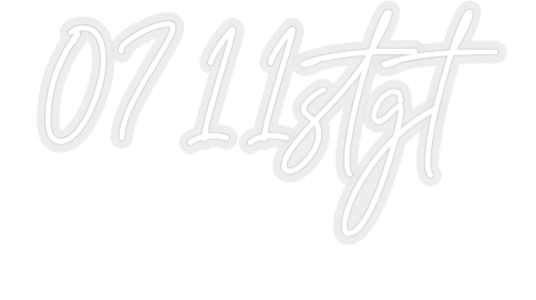Konfiguriertes Neonschild: 0711stgt - Official Neon - led neon schild schriftzug personalisiert