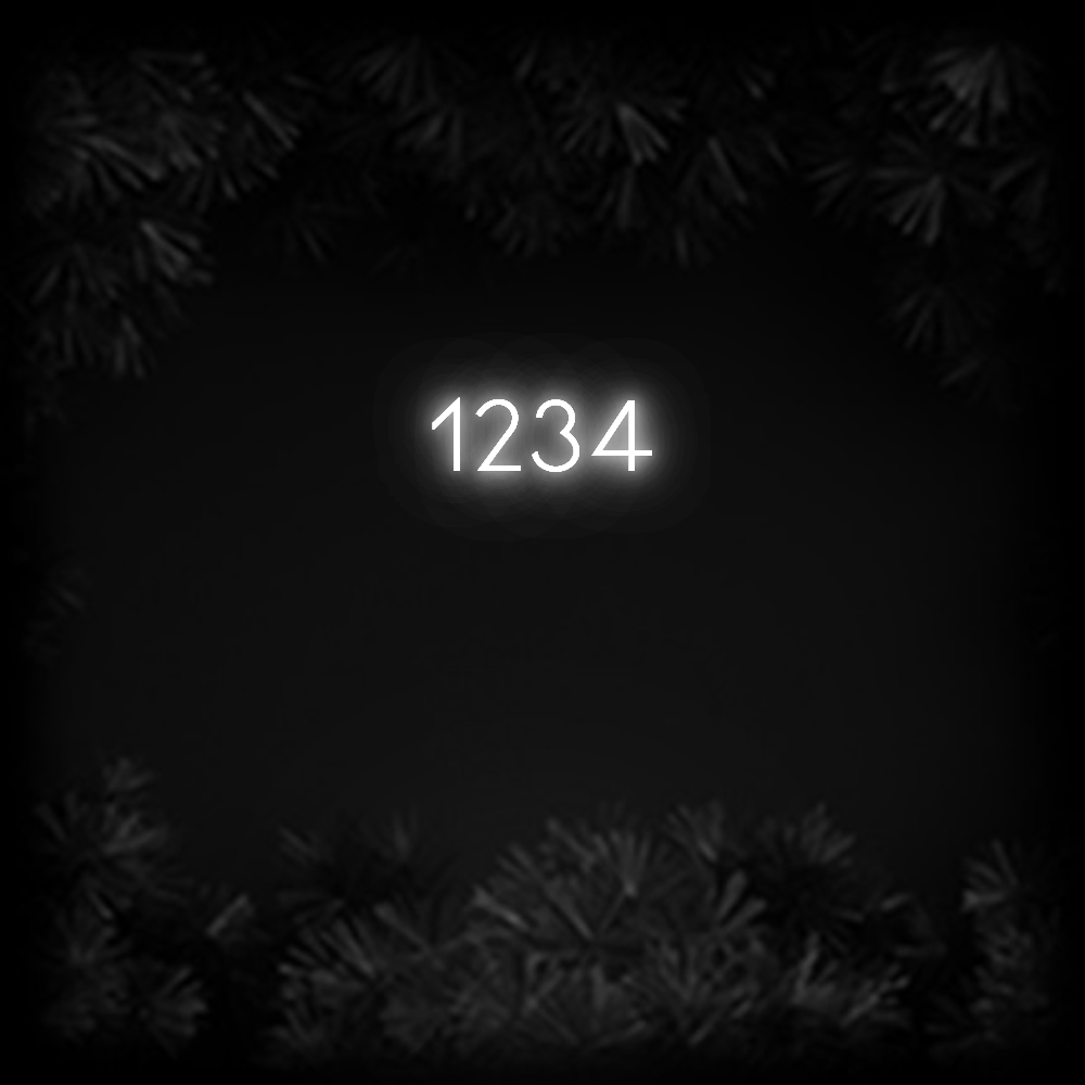 Konfiguriertes Neonschild: 1234 - Official Neon - led neon schild schriftzug personalisiert