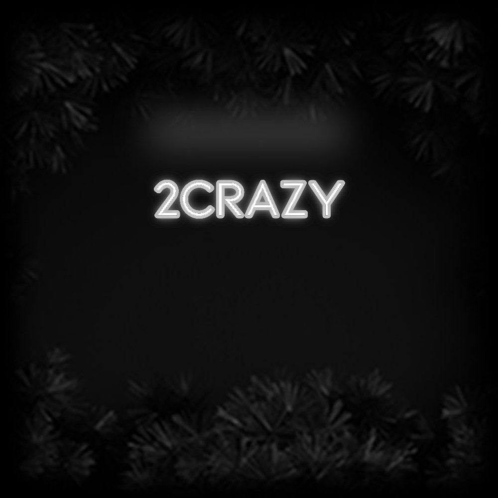 Konfiguriertes Neonschild: 2CRAZY - Official Neon - led neon schild schriftzug personalisiert