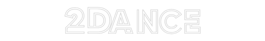 Konfiguriertes Neonschild: 2Dance - Official Neon - led neon schild schriftzug personalisiert