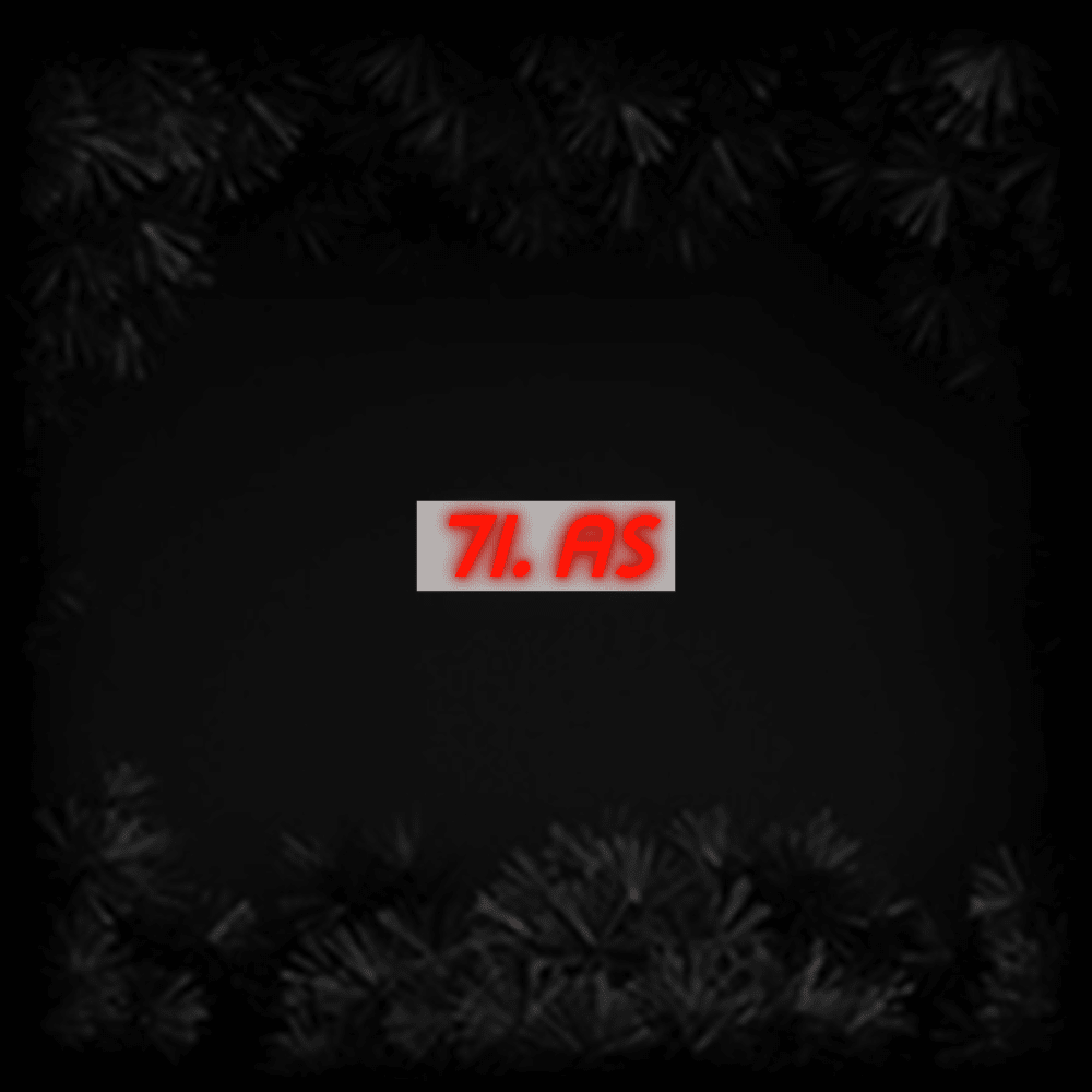 Konfiguriertes Neonschild: 71. AS - Official Neon - led neon schild schriftzug personalisiert