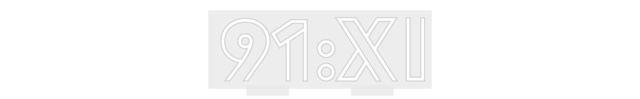Konfiguriertes Neonschild: 91:XI - Official Neon - led neon schild schriftzug personalisiert