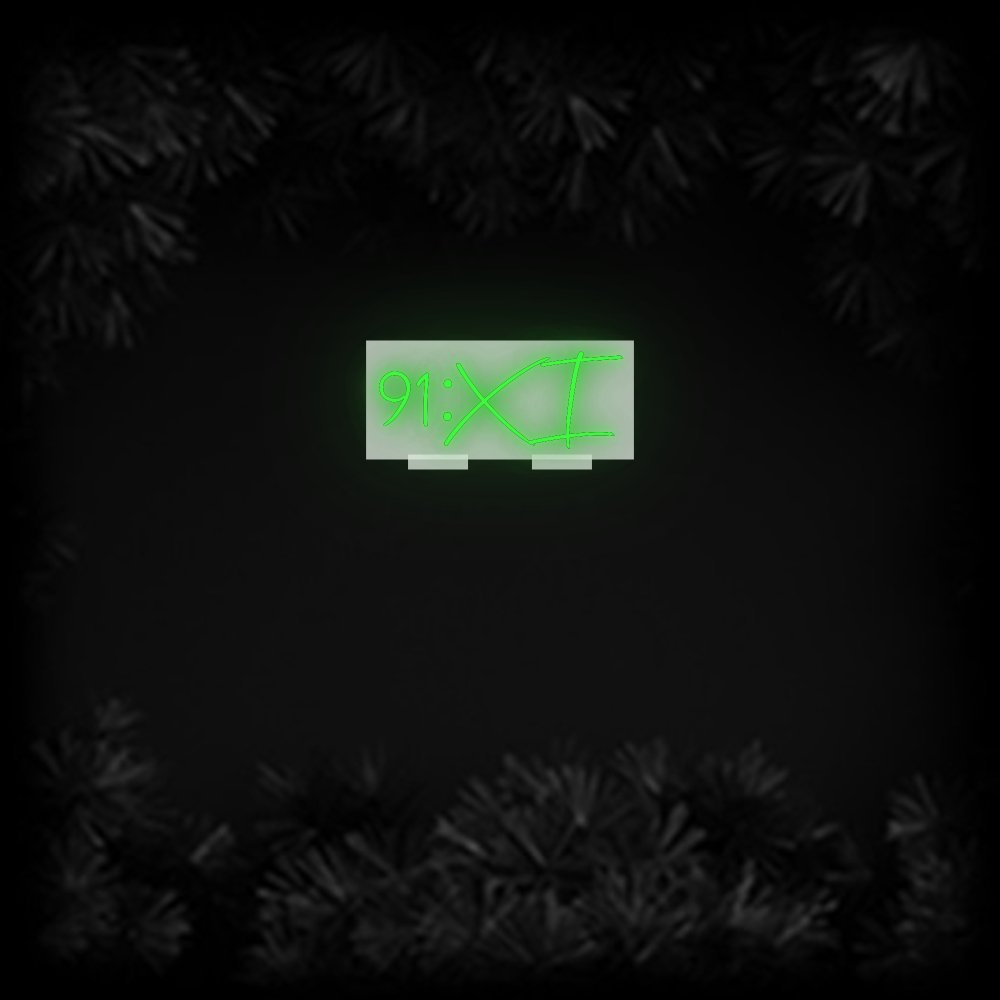 Konfiguriertes Neonschild: 91:XI - Official Neon - led neon schild schriftzug personalisiert
