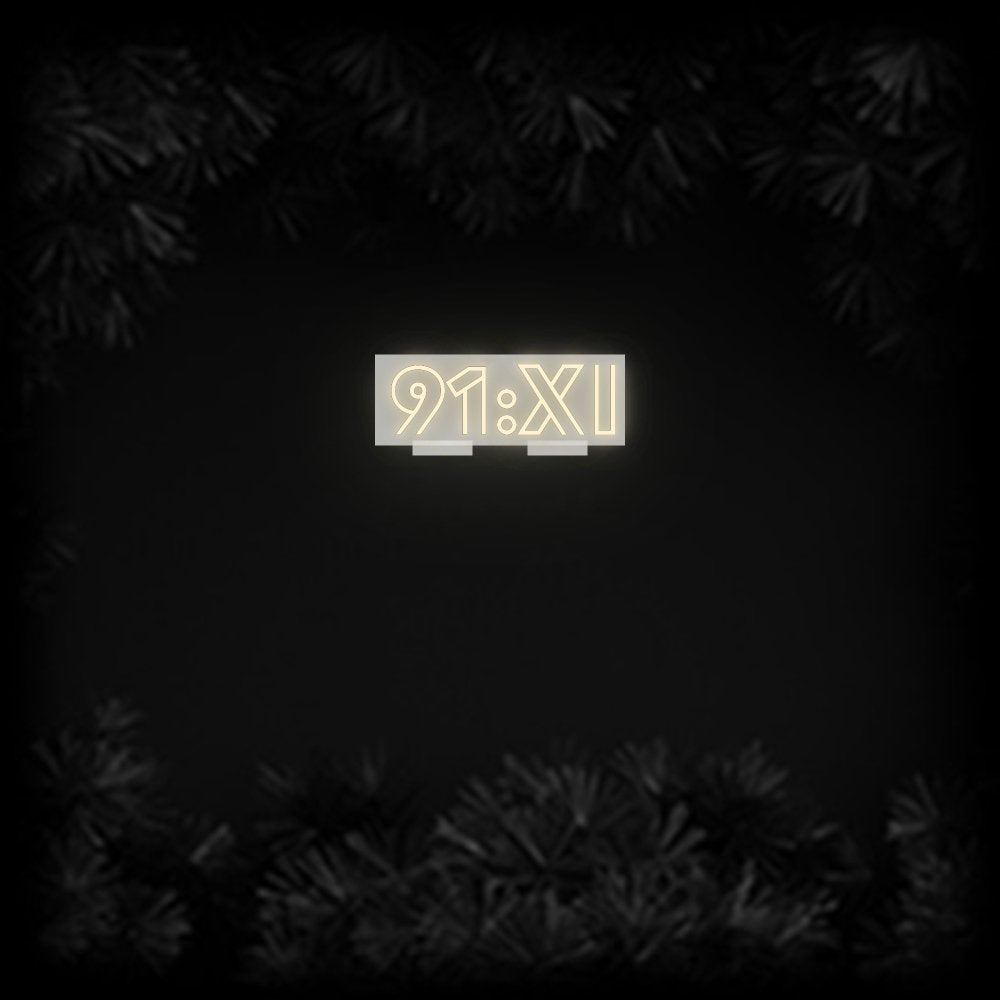 Konfiguriertes Neonschild: 91:XI - Official Neon - led neon schild schriftzug personalisiert