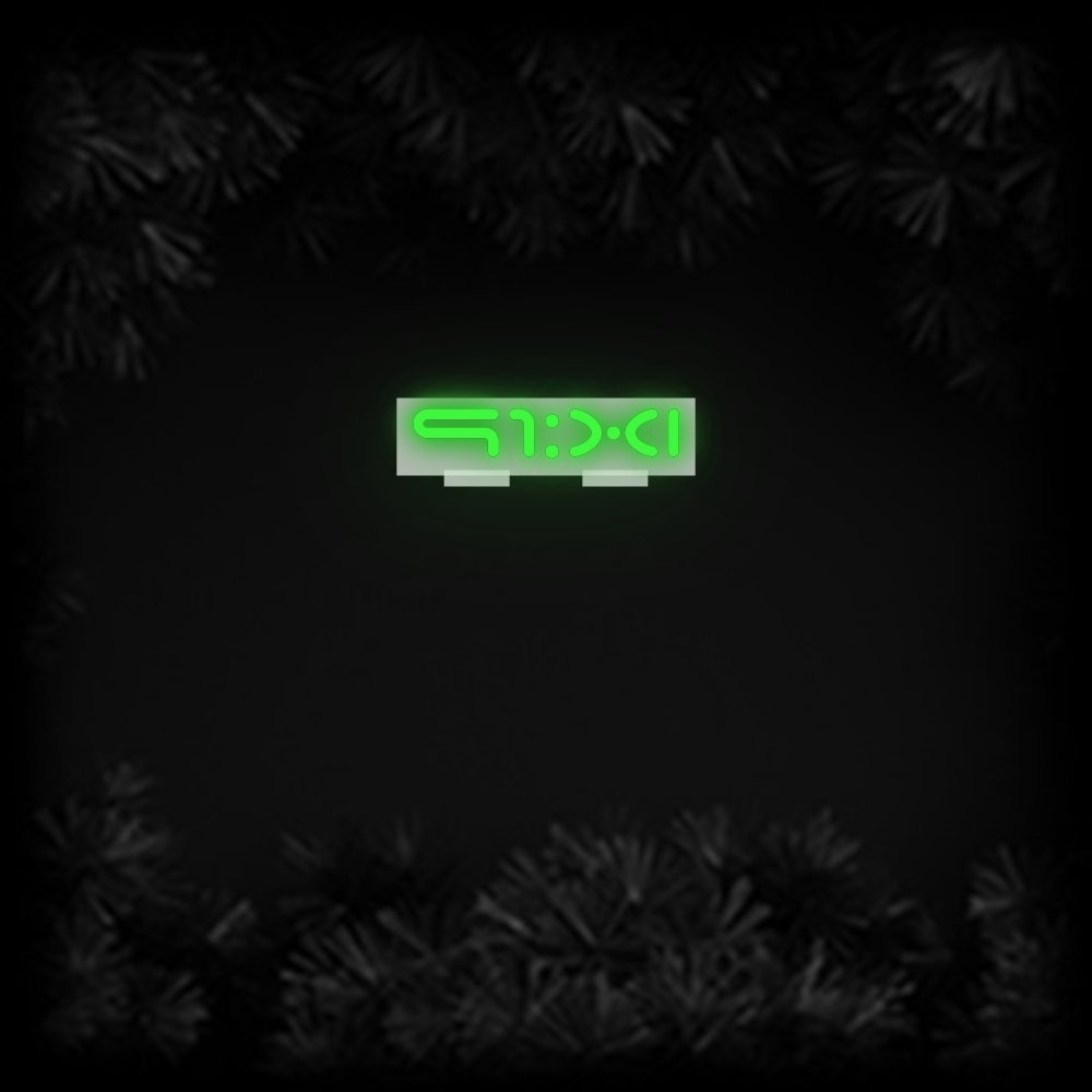 Konfiguriertes Neonschild: 91:XI - Official Neon - led neon schild schriftzug personalisiert