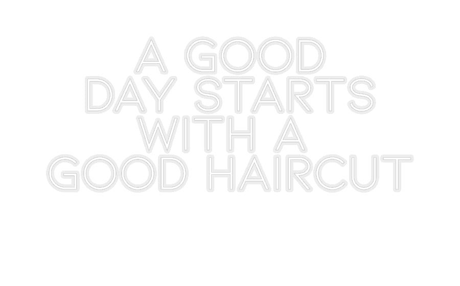 Konfiguriertes Neonschild: A GOOD DAY S... - Official Neon - led neon schild schriftzug personalisiert