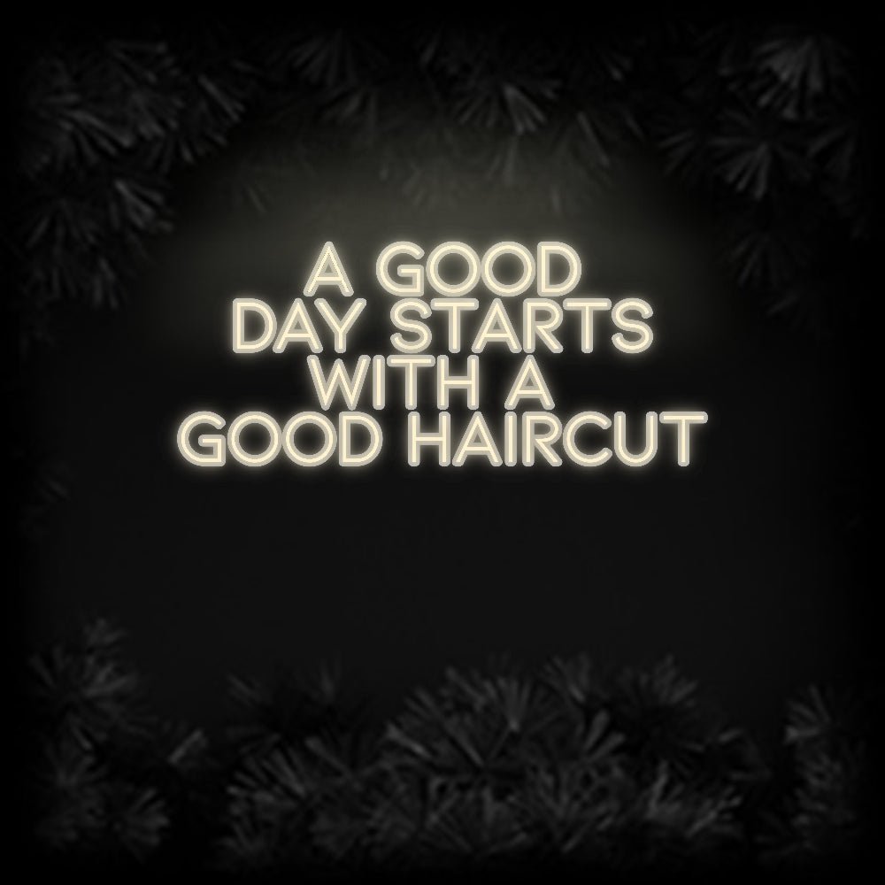 Konfiguriertes Neonschild: A GOOD DAY S... - Official Neon - led neon schild schriftzug personalisiert