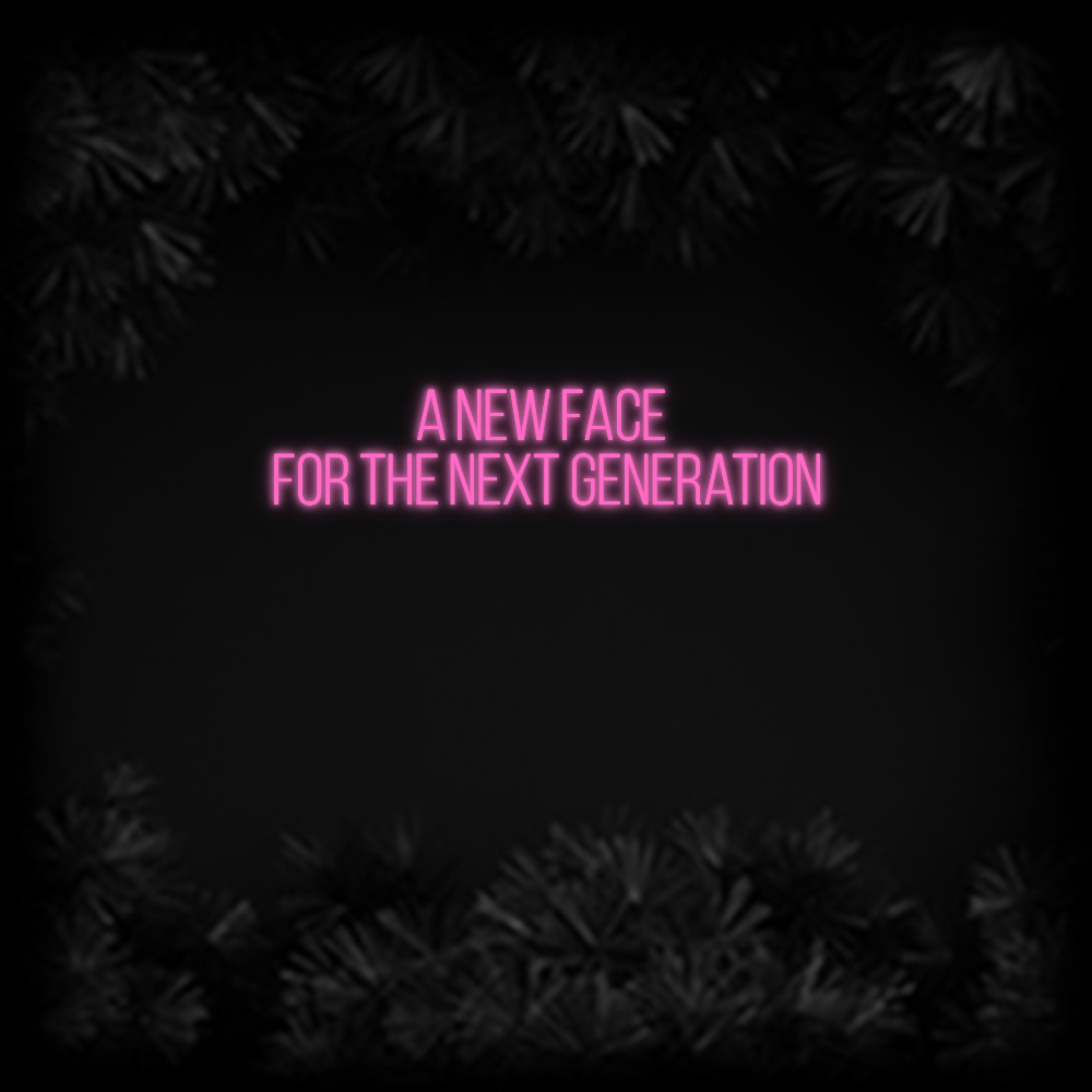 Konfiguriertes Neonschild: A new face for... - Official Neon - led neon schild schriftzug personalisiert