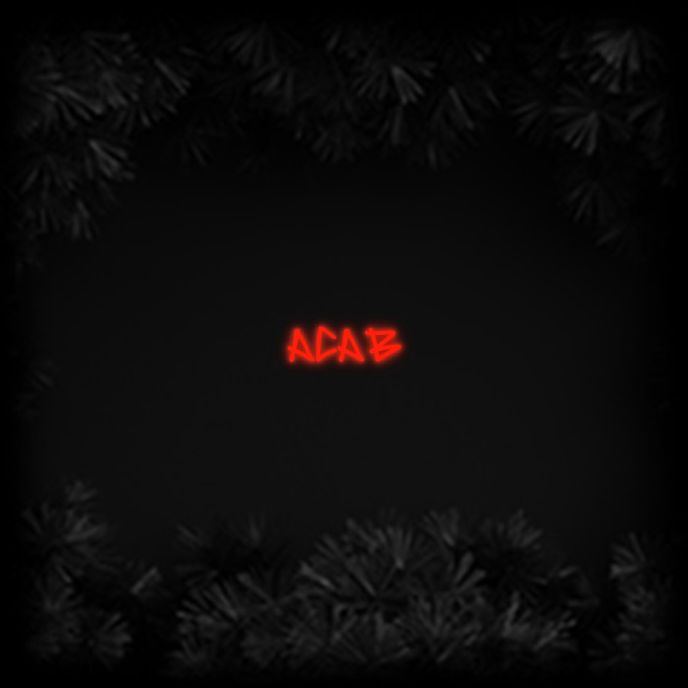 Konfiguriertes Neonschild: ACAB - Official Neon - led neon schild schriftzug personalisiert