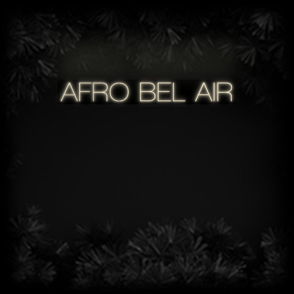 Konfiguriertes Neonschild: AFRO BEL AIR - Official Neon - led neon schild schriftzug personalisiert