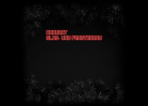 Konfiguriertes Neonschild: Akkurat Gla... - Official Neon - led neon schild schriftzug personalisiert