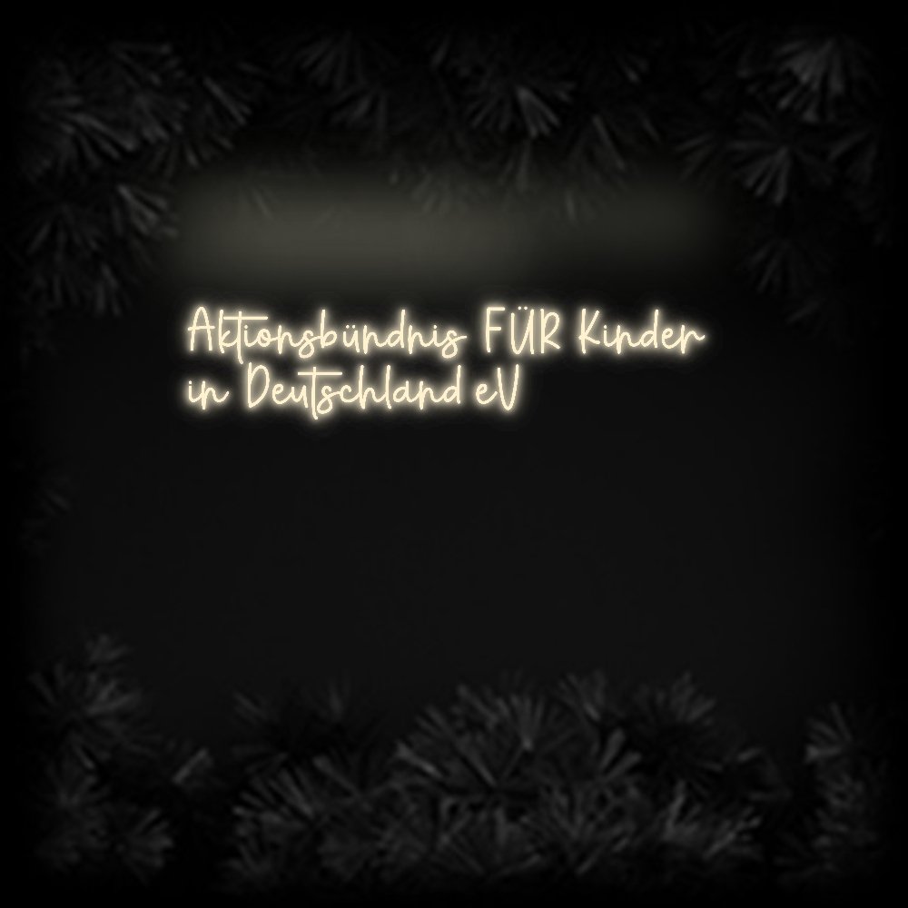 Konfiguriertes Neonschild: Aktionsbündni... - Official Neon - led neon schild schriftzug personalisiert