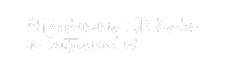 Konfiguriertes Neonschild: Aktionsbündni... - Official Neon - led neon schild schriftzug personalisiert